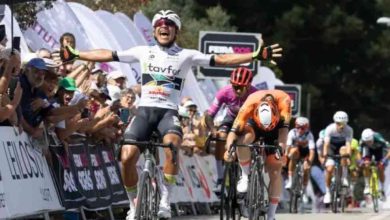 Leangel Liñarez vence à chegada a São Vicente de Pereira