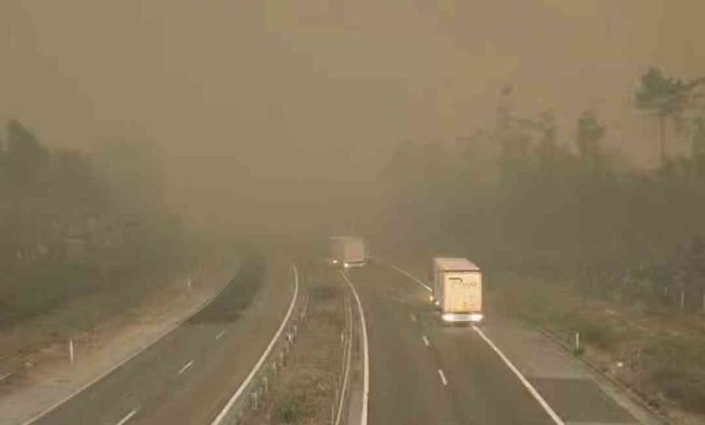Condicionamentos de trânsito devido aos incêndios Condicionamentos de trânsito devido aos incêndios