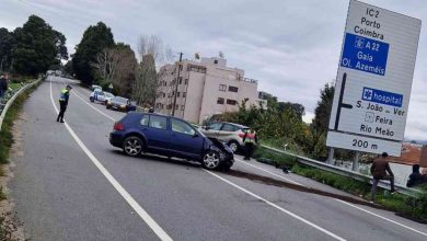 Colisão entre três veículos provoca quatro feridos na EN223