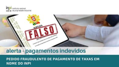 Alerta: Pedidos fraudulentos de pagamento de taxas em nome do INPI