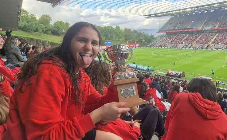 Leonor Sousa é Campeã Nacional de futebol feminino sub19 Leonor Sousa é Campeã Nacional de futebol feminino sub19