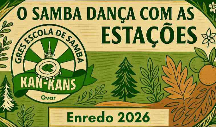 Kan-kans “samba com as estações” em 2026 Kan-kans “samba com as estações” em 2026