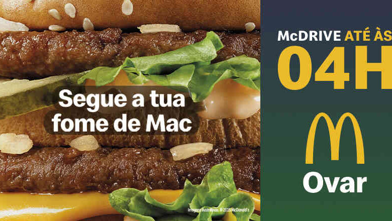 McDrive de Ovar alarga horário no Verão até às 4 horas McDrive de Ovar alarga horário no Verão até às 4 horas