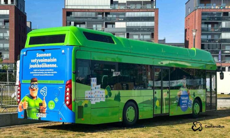 CaetanoBus entrega os primeiros autocarros H2.City Gold para a Finlândia CaetanoBus entrega os primeiros autocarros H2.City Gold para a Finlândia