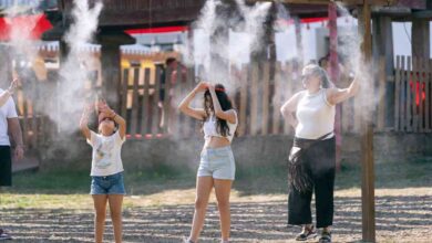 Refúgios refrescantes na Viagem Medieval