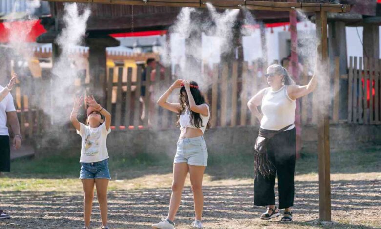 Refúgios refrescantes na Viagem Medieval
