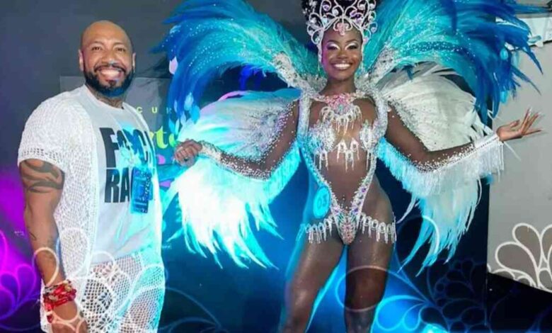 Thuane Wernek, Rainha do Carnaval do Rio samba em Ovar Thuane Wernek, Rainha do Carnaval do Rio samba em Ovar