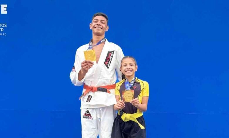 Irmãos Andrey e Mylena conquistam título europeu de Jiu-Jitsu na Maia