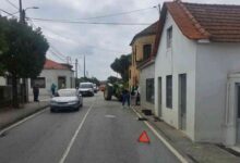 Maceda: Choque entre trator e ligeiro condiciona trânsito