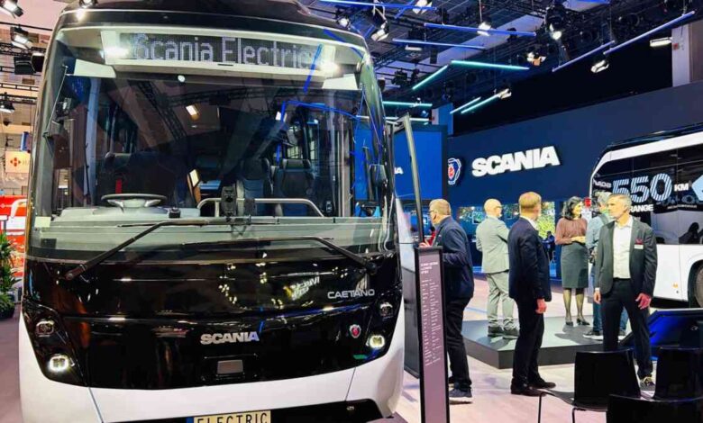 CaetanoBus em parceria com a Scania lança autocarro elétrico de longo curso