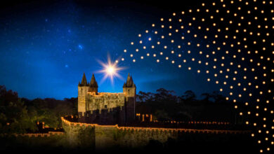 220 drones marcam abertura da programação natalícia na Feira