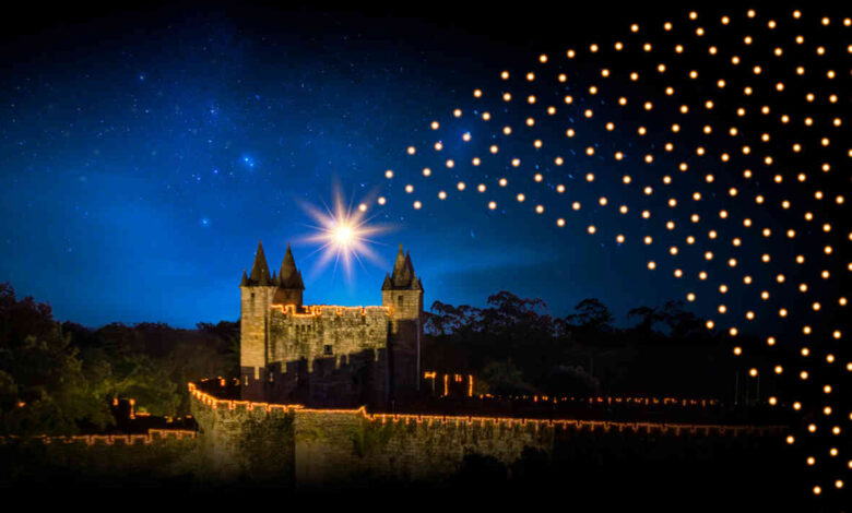 220 drones marcam abertura da programação natalícia na Feira