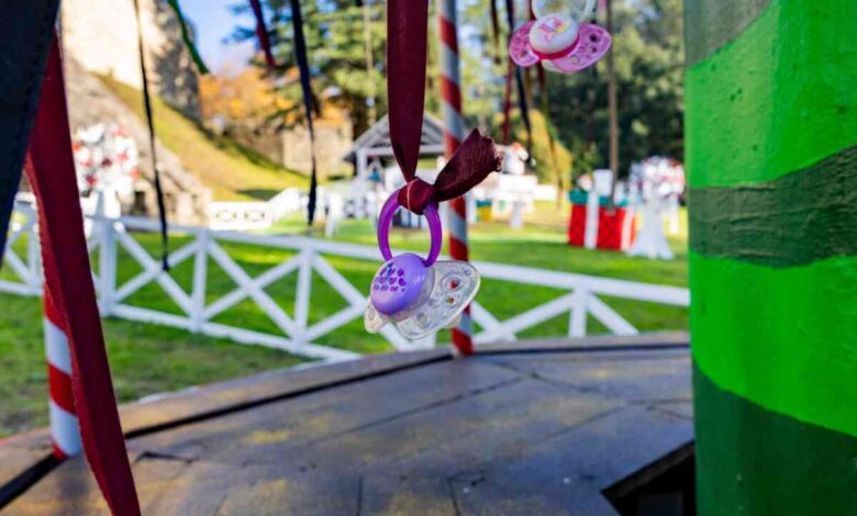 Crianças despedem-se das chupetas em Perlim