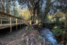 Mais um passadiço do Rio Uíma em curso une três freguesias da Feira: Caldas de S. Jorge, Pigeiros e Escapães