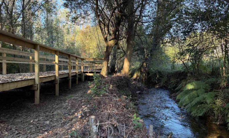 Mais um passadiço do Rio Uíma em curso une três freguesias da Feira: Caldas de S. Jorge, Pigeiros e Escapães