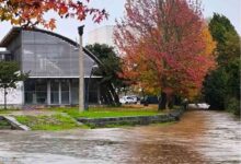 Rio Cáster transborda na cidade de Ovar Rio Cáster transborda na cidade de Ovar