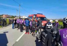 Ciclista ferido após despiste na EN327