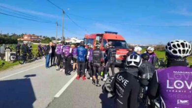 Ciclista ferido após despiste na EN327