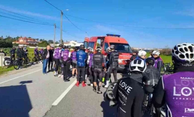 Ciclista ferido após despiste na EN327