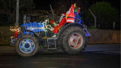 Tratores de Natal iluminaram ruas do concelho de Ovar