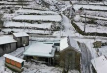 Nevão no primeiro dia de inverno pintou de branco várias localidades do país