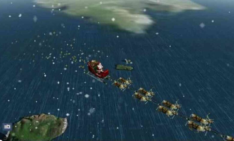 Vamos acompanhar a viagem do Pai Natal? Vem daí!