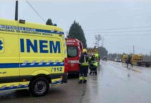 Colisão frontal na EN109 faz dois feridos
