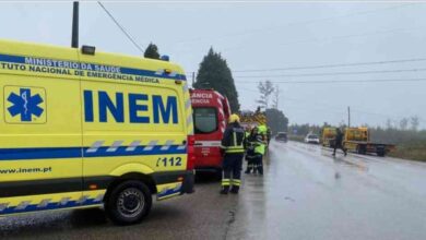 Colisão frontal na EN109 faz dois feridos