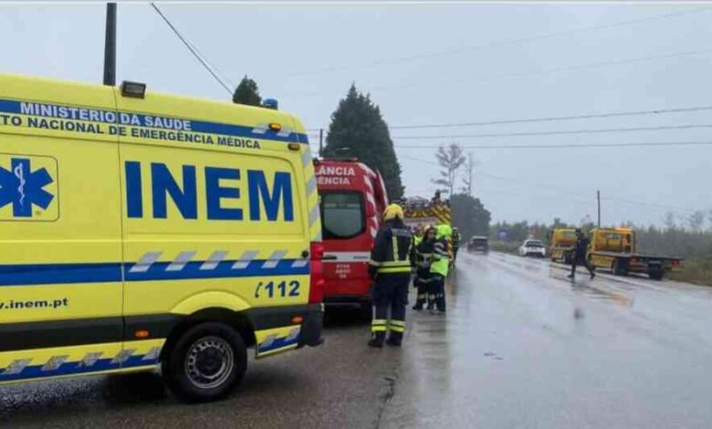 Colisão frontal na EN109 faz dois feridos