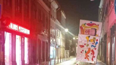 Decorações do Carnaval derrubadas pelo vento em Ovar Decorações do Carnaval derrubadas pelo vento em Ovar