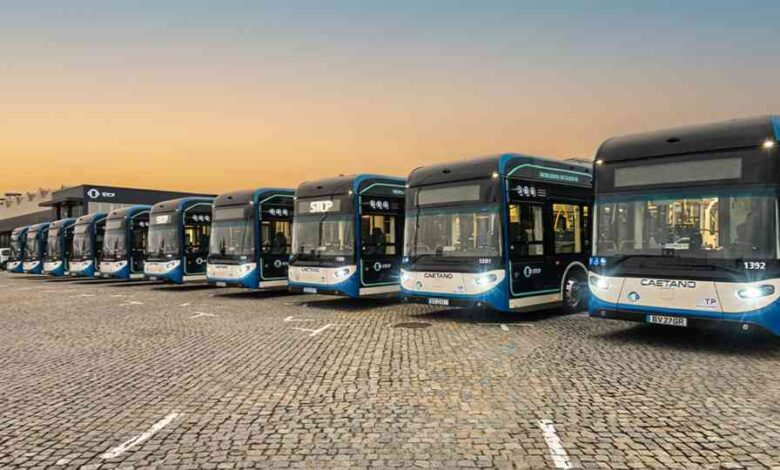 CaetanoBus entrega 20 autocarros elétricos da nova geração Caetano CaetanoBus entrega 20 autocarros elétricos da nova geração Caetano