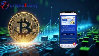 Obtenha um rendimento diário usando o BTC através do CryptoEasily