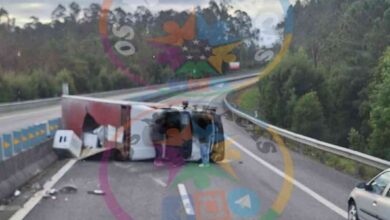 Cortegaça: Despiste na A29 provoca dois feridos Cortegaça: Despiste na A29 provoca dois feridos