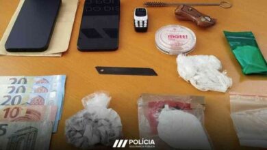 Quatro detidos por tráfico de armas e droga em Ovar, Estarreja e Espinho
