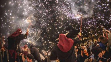Festival Imaginarius e município de Barcelona trazem arte popular do Correfoc às ruas da Feira
