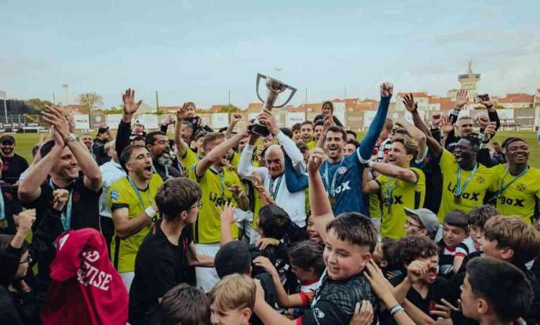 A Taça é nossa! A Ovarense festejou o título e promete mais conquistas