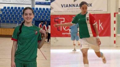 Aradense Mafalda Andrade e Maria Oliveira, de Cortegaça, em destaque no Torneio Interassociações Sub17 Futsal Aradense Mafalda Andrade e Maria Oliveira, de Cortegaça, em destaque no Torneio Interassociações Sub17 Futsal