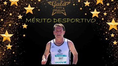 António Santos recebe o Prémio de Mérito Desportivo na Gala do Atletismo de Aveiro