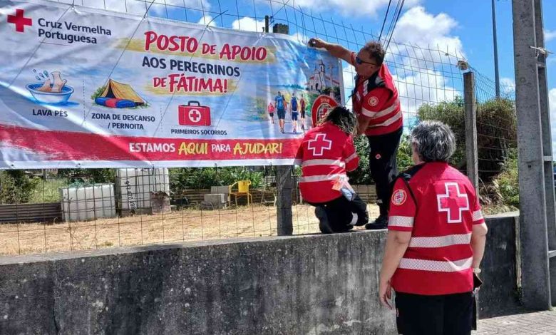 Ovar: Cruz Vermelha Portuguesa reforça apoio aos peregrinos