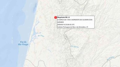 Sismo de 1.8 com epicentro em Oliveira de Azeméis Sismo de 1.8 com epicentro em Oliveira de Azeméis