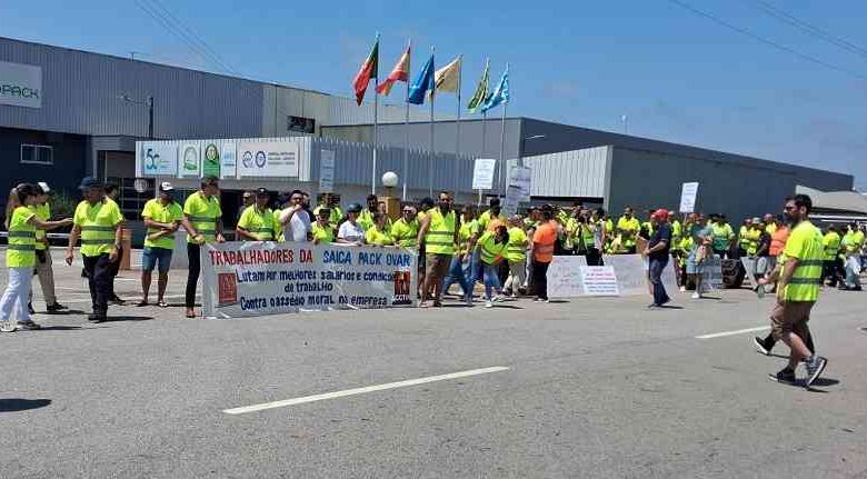 Adesão à greve na Saica Pack de Ovar a rondar os 90%, diz a CGTP-IN