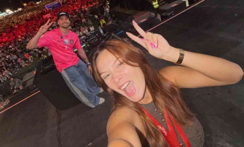Eva Pais surpreende plateia de DJ Gamix com videochamada Eva Pais surpreende plateia de DJ Gamix com videochamada
