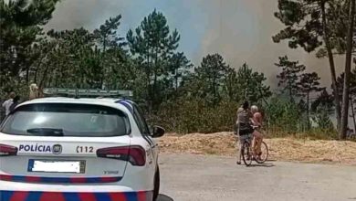 Incêndio florestal que assustou Ovar está em conclusão Incêndio florestal que assustou Ovar está em conclusão