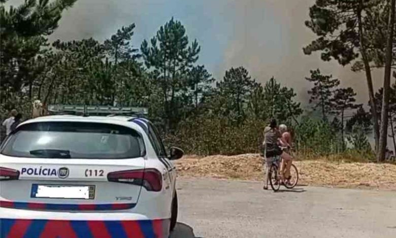Incêndio florestal que assustou Ovar está em conclusão Incêndio florestal que assustou Ovar está em conclusão