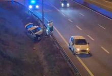 Cortegaça: GNR investiga como é que esta viatura se despistou e foi ali parar na A29