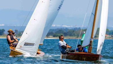Velejadores da NADO no Campeonato da Europa da Classe Sharpie 12,