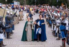Último dia da Viagem Medieval com Cortejo Real que atrai multidões