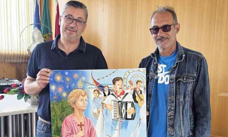 José de Oliveira assina pintura do cartaz do S. Paio 2026 José de Oliveira assina pintura do cartaz do S. Paio 2026