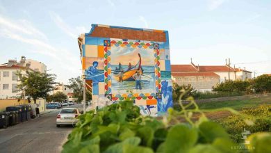 Third pinta a tradição naval de Pardilhó em novo mural do ESTAU Third pinta a tradição naval de Pardilhó em novo mural do ESTAU