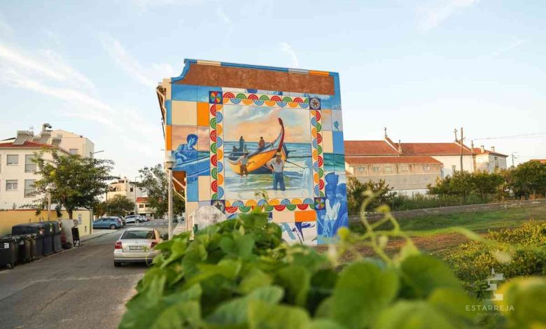 Third pinta a tradição naval de Pardilhó em novo mural do ESTAU